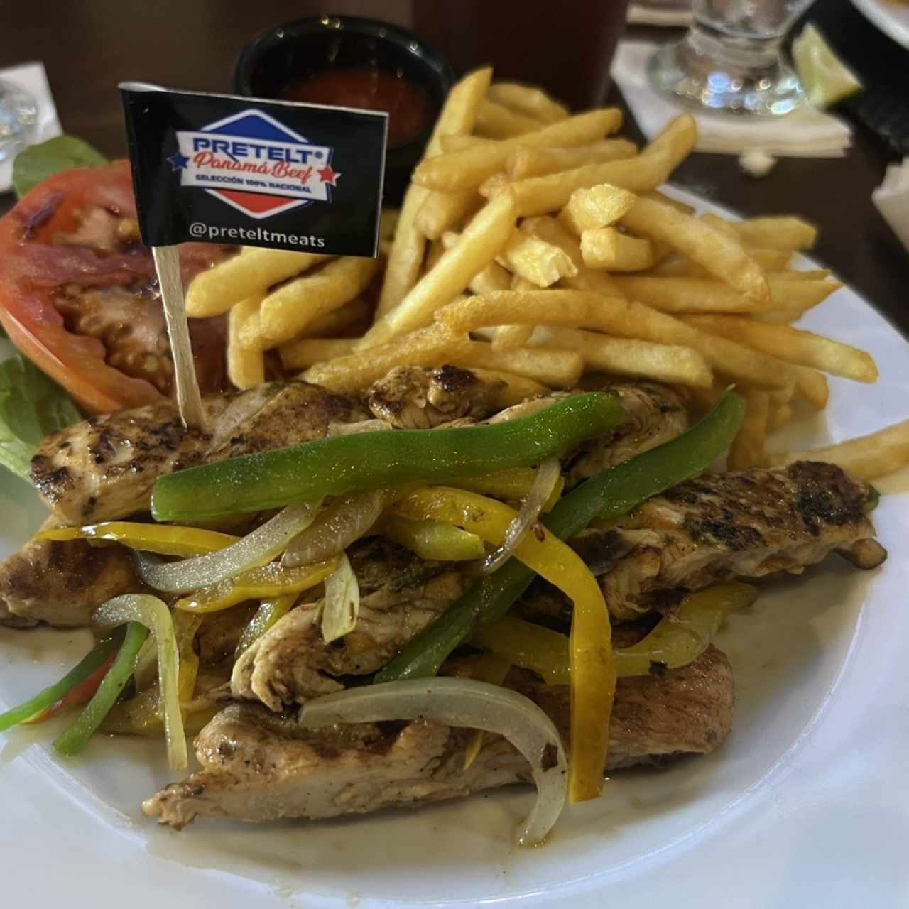 Fajitas de pollo