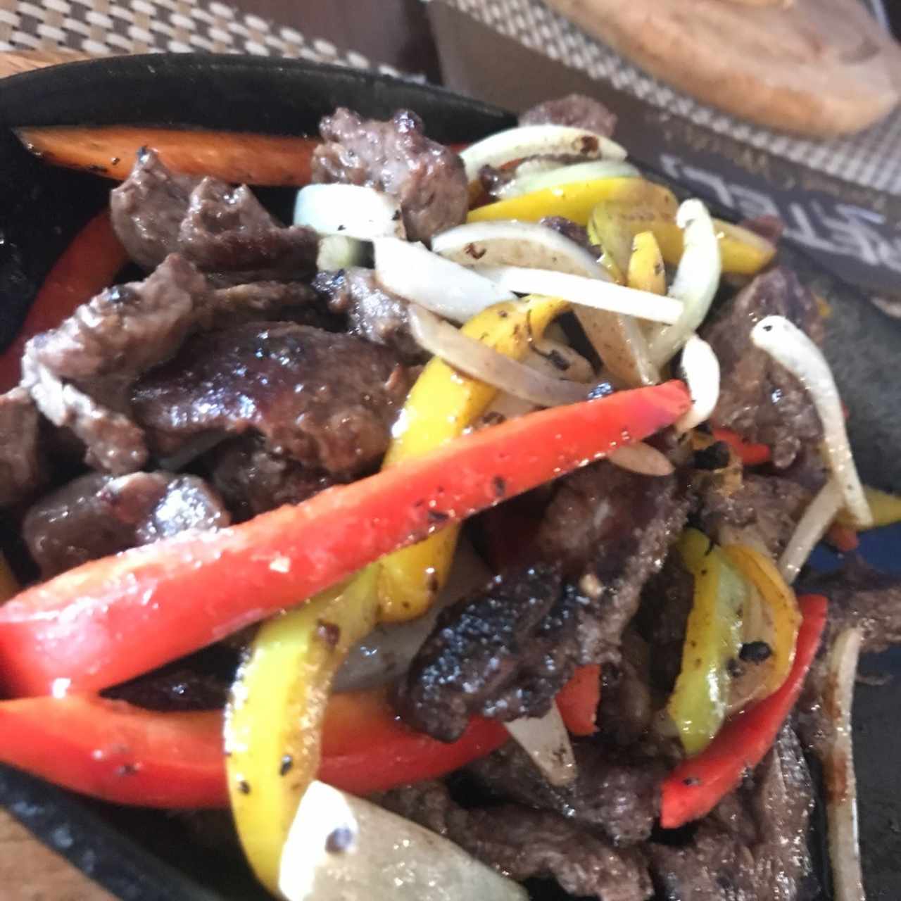 meat fajitas