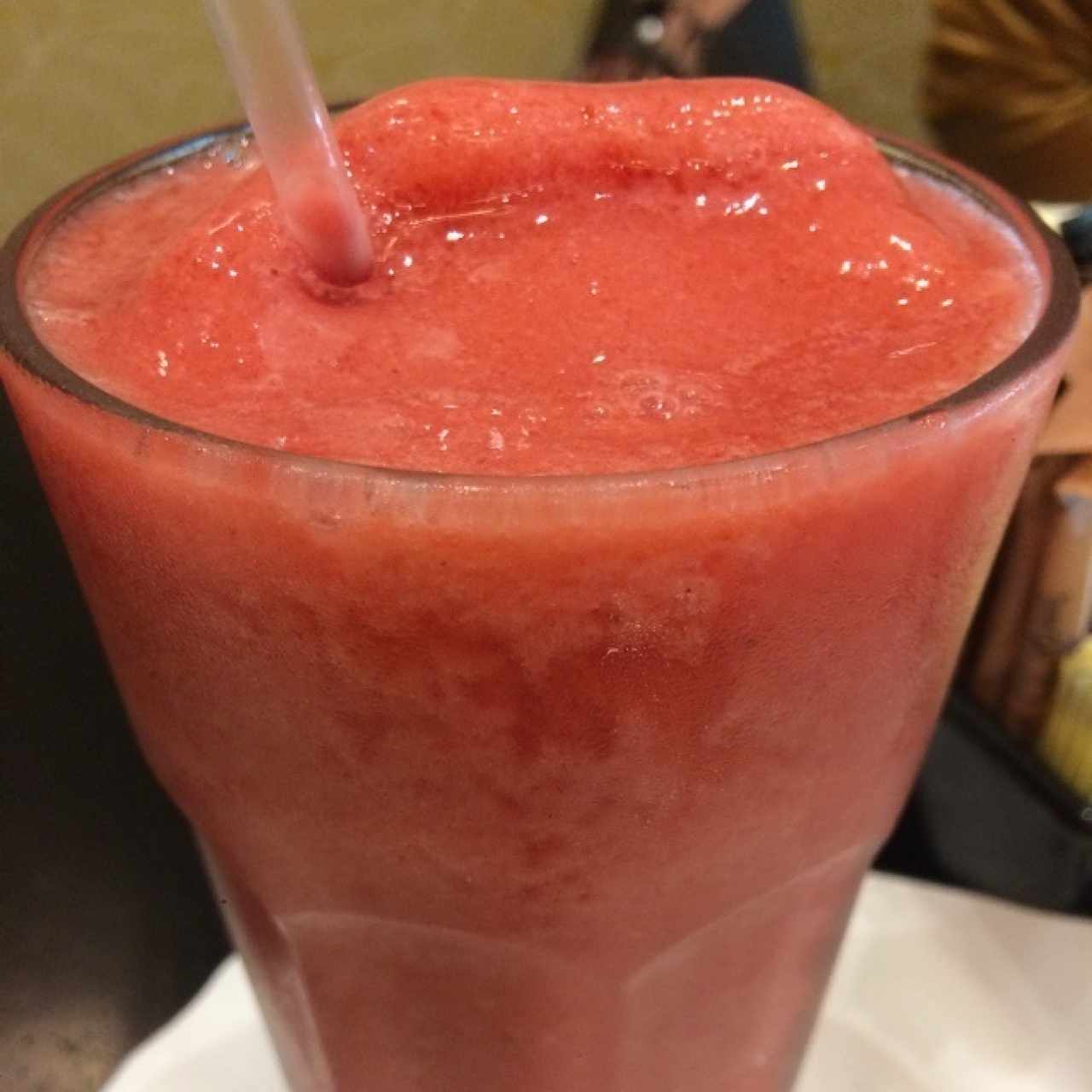 Licuado de fresas