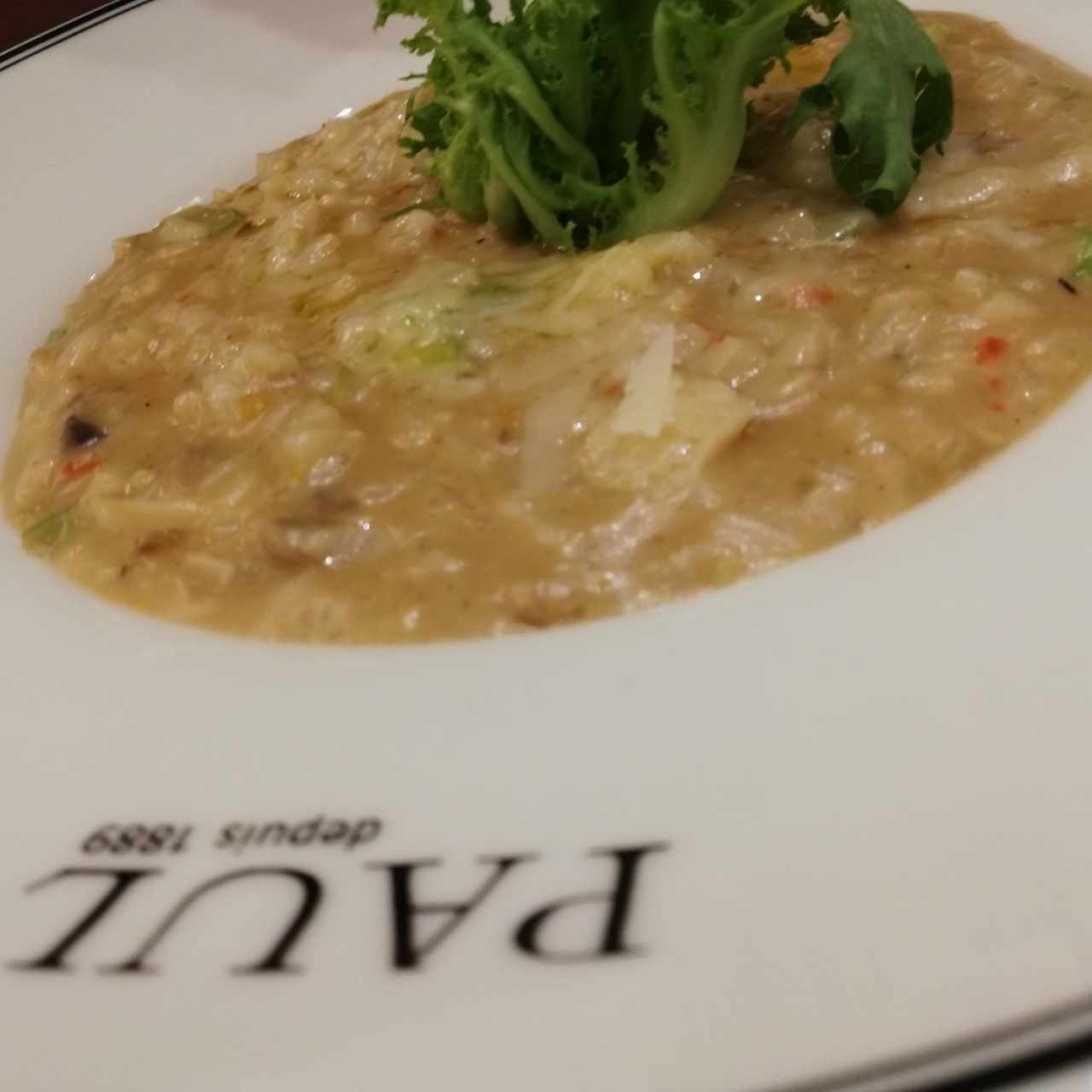 Risotto de champiñones