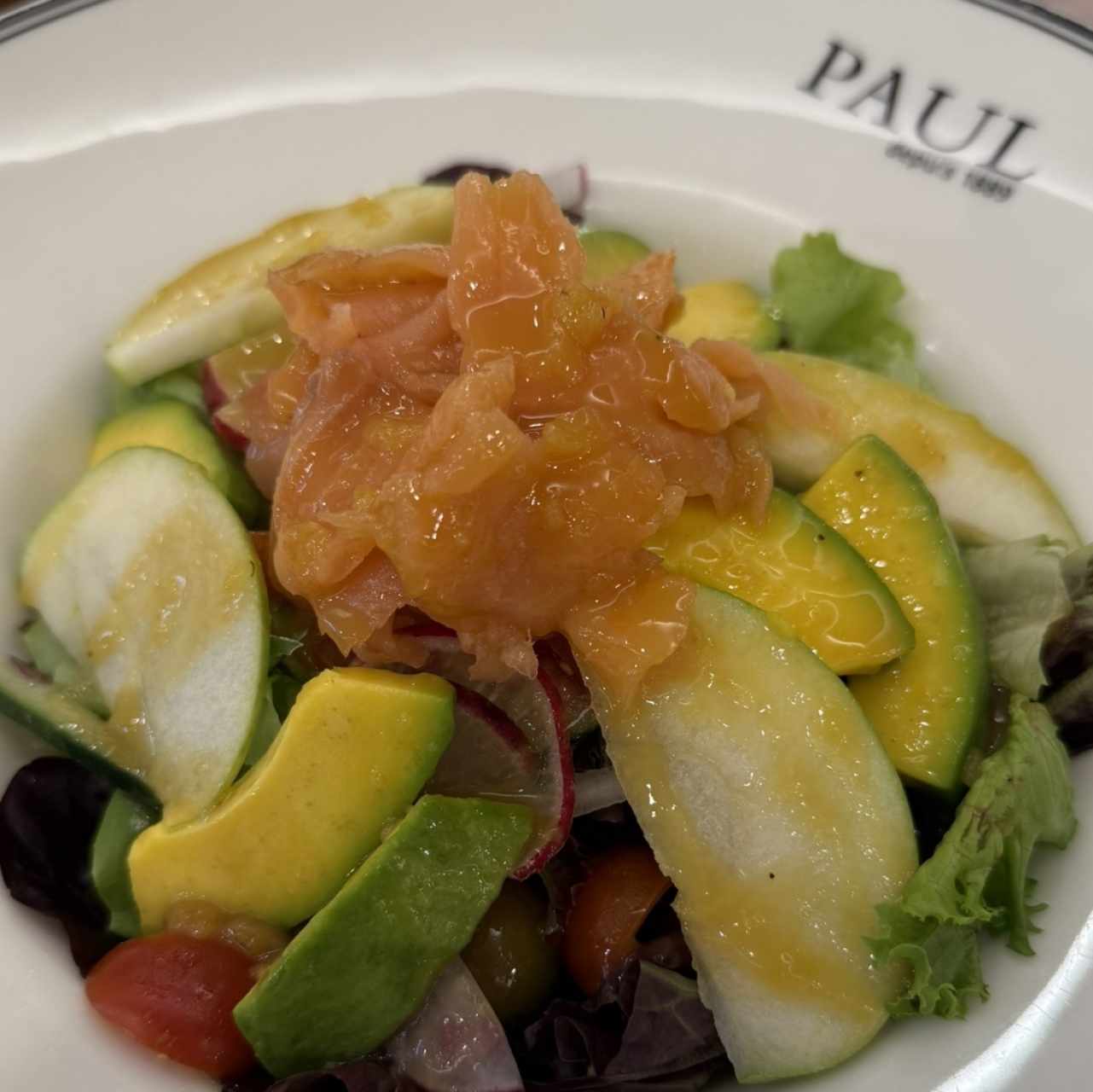 Salade au Saumon Fumé