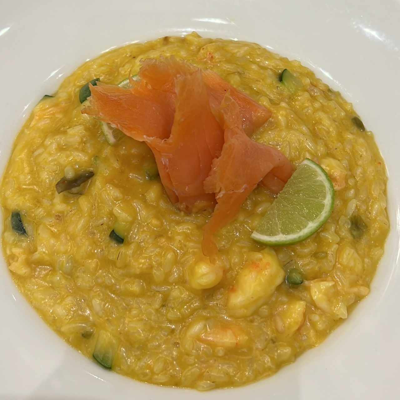 Risotto con Salmon