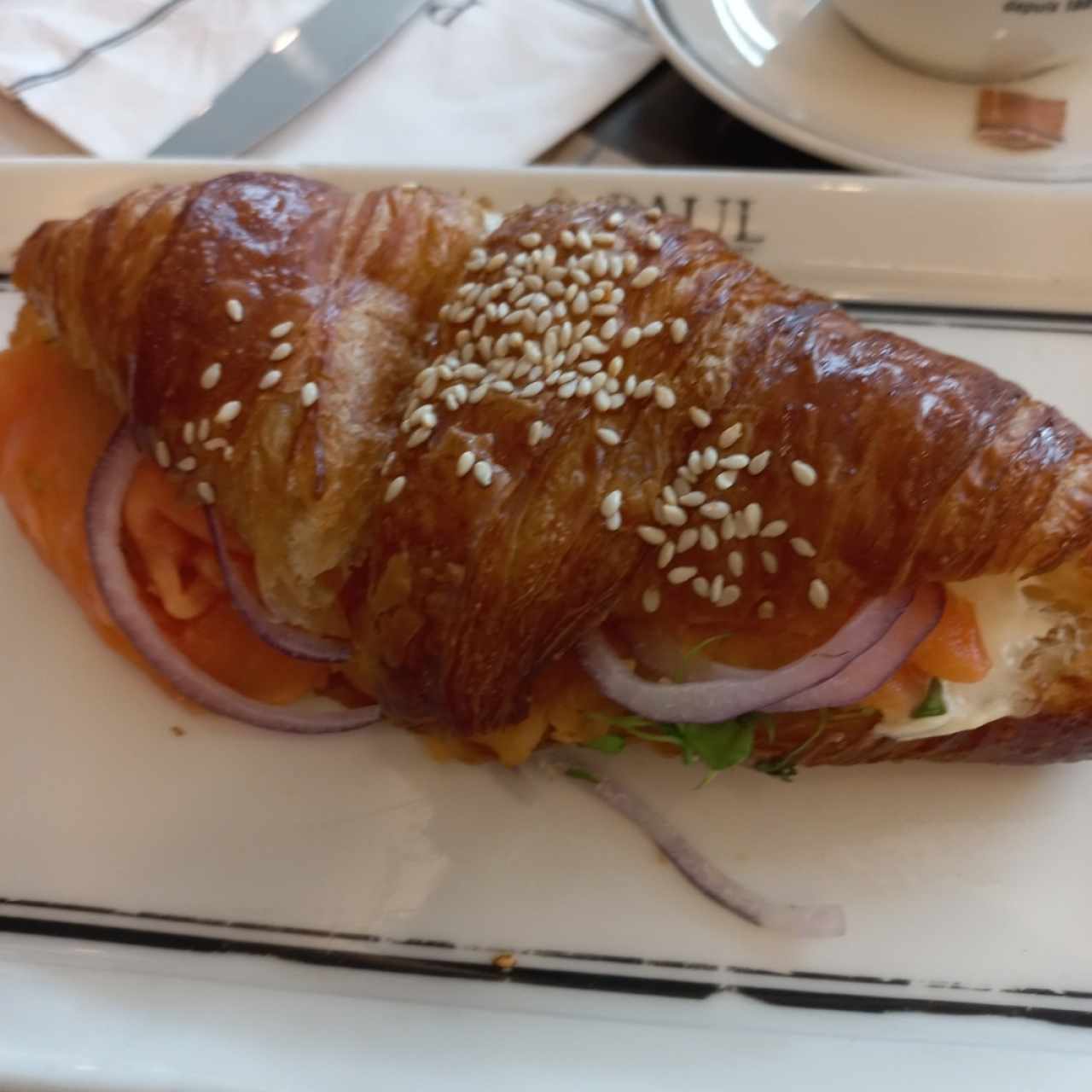 Croissant de salmon