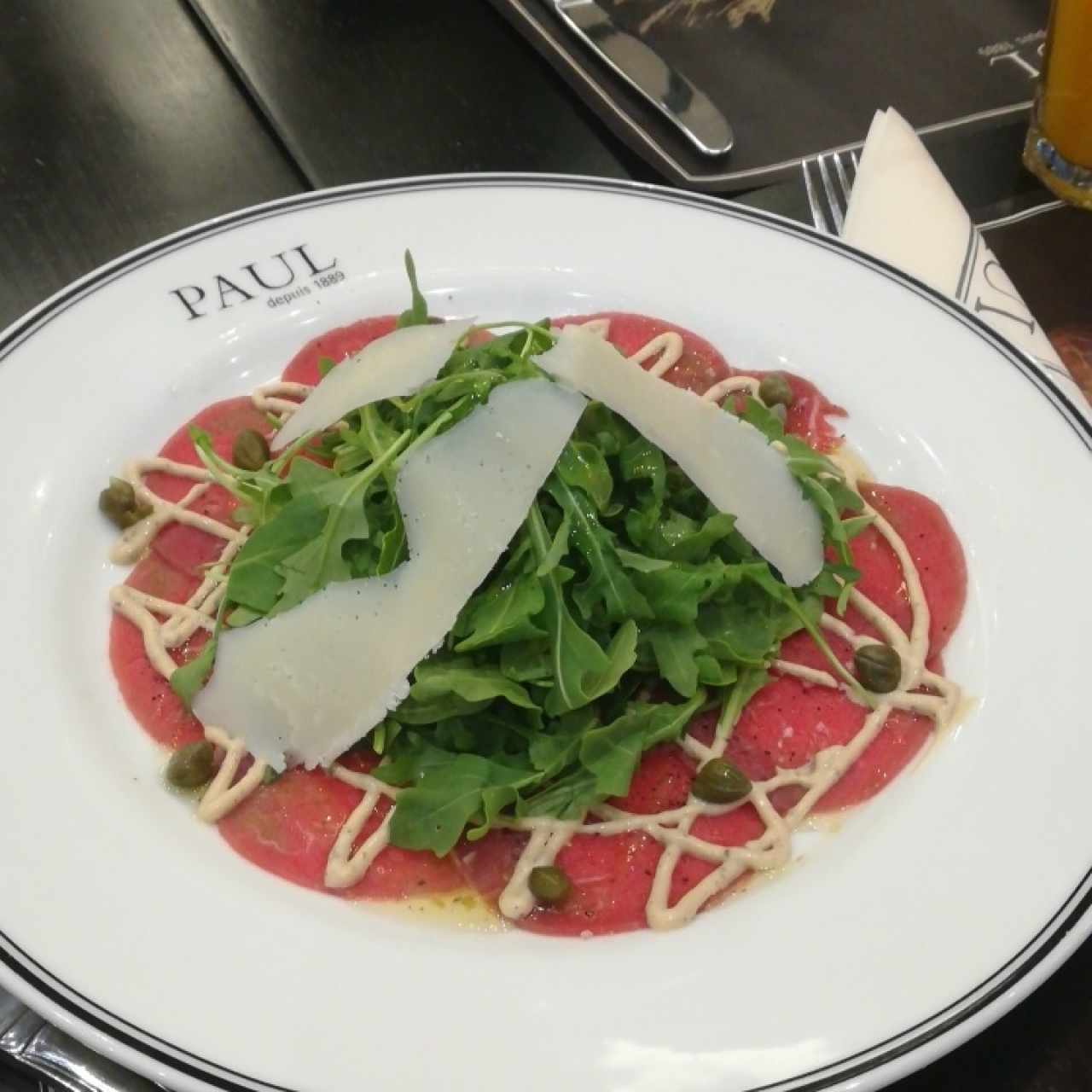 carpaccio de veu