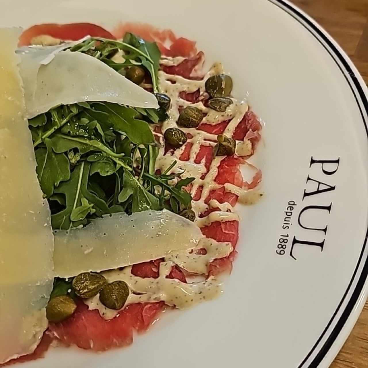 carpaccio de res