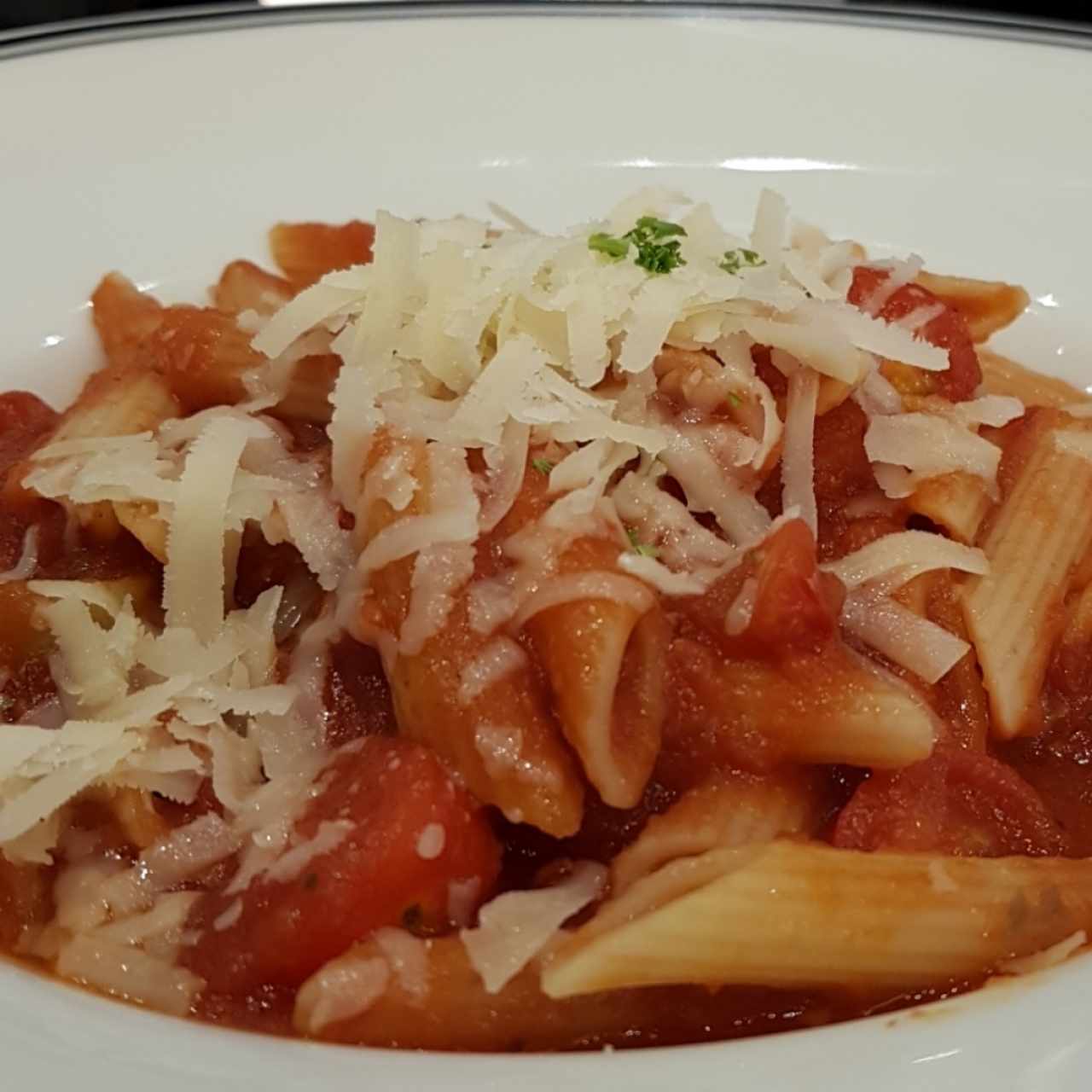 Pasta Penne en Salsa de Tomates