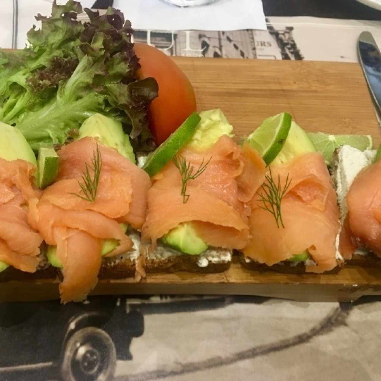 Tartine de Salmón