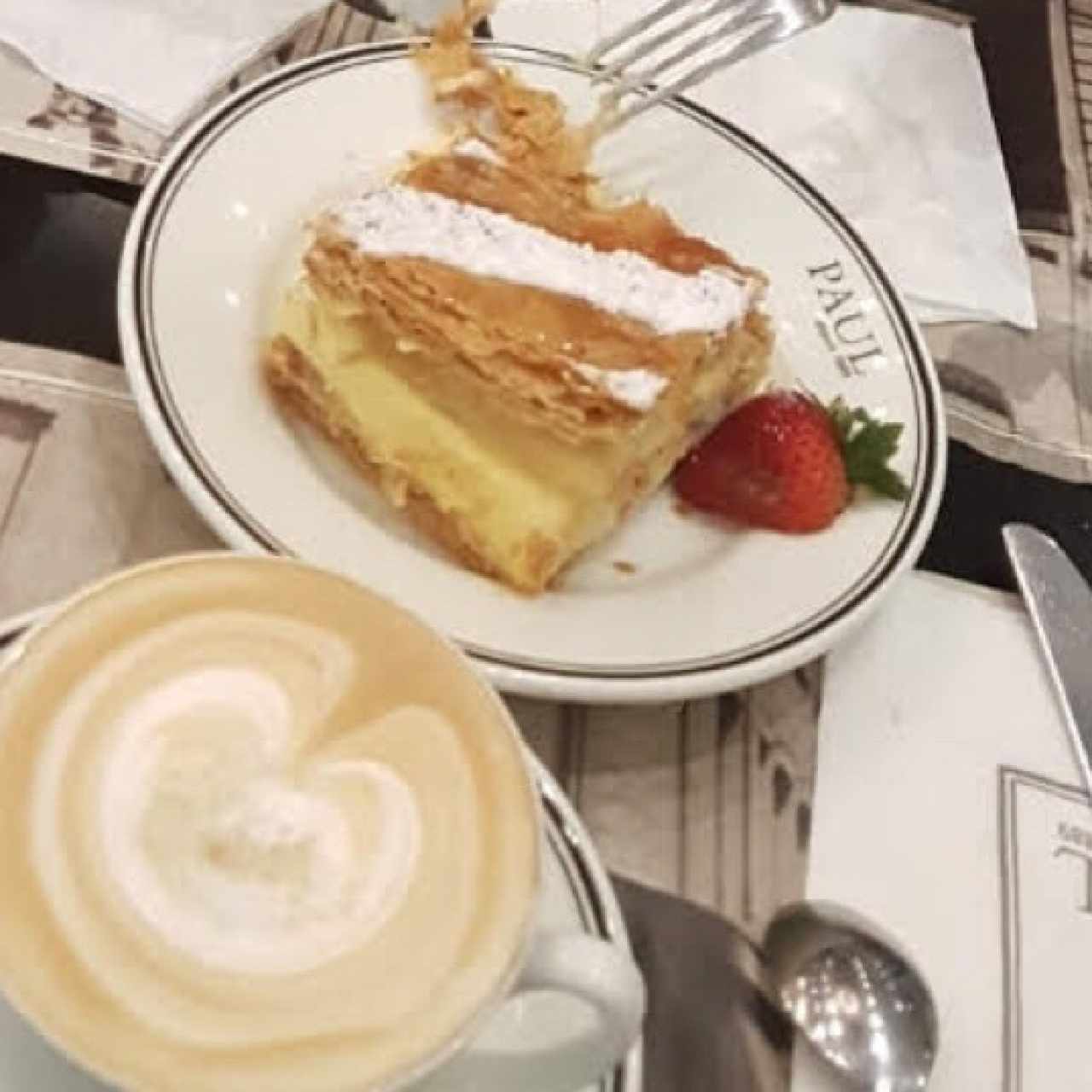 tarta de fresa y crema 