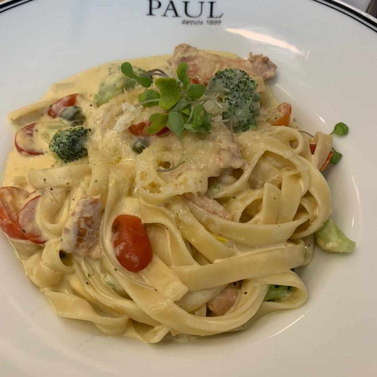 Fettuccine au Saumon Fumé