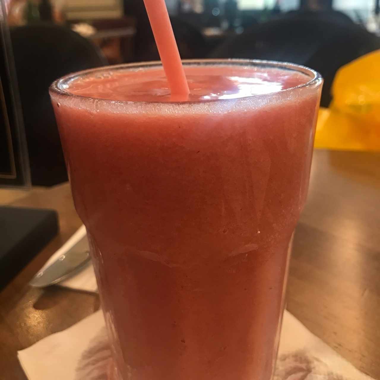 Jugo de fresa frozen. 