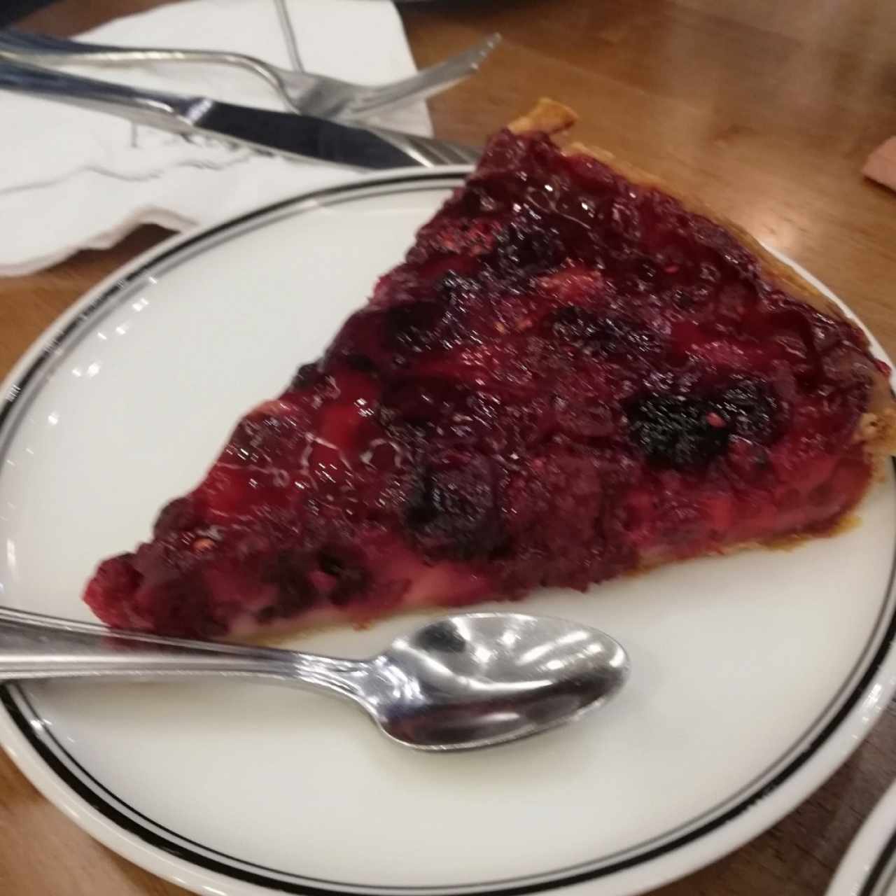 tarta de frutos rojos