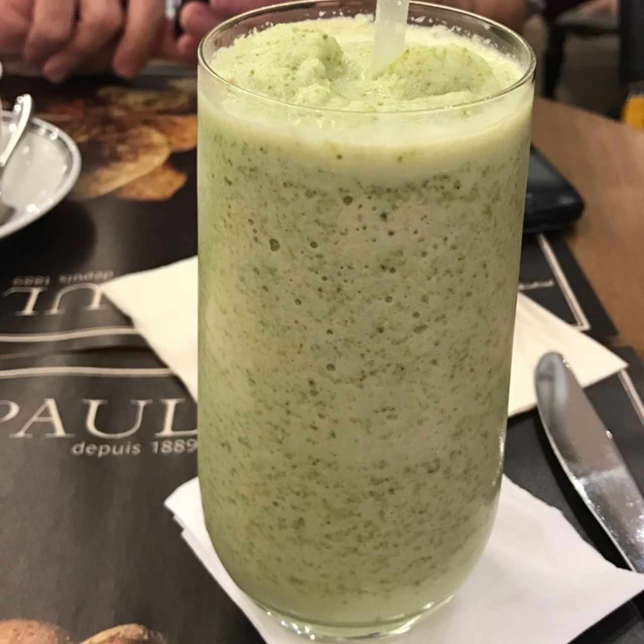 batido de macaroon de pistacho