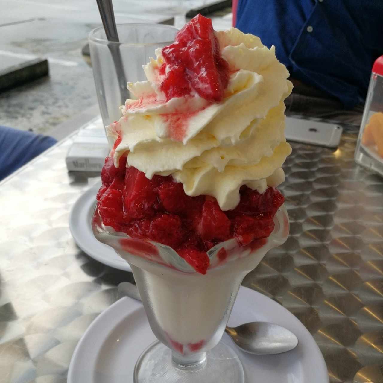 sundae de fresa