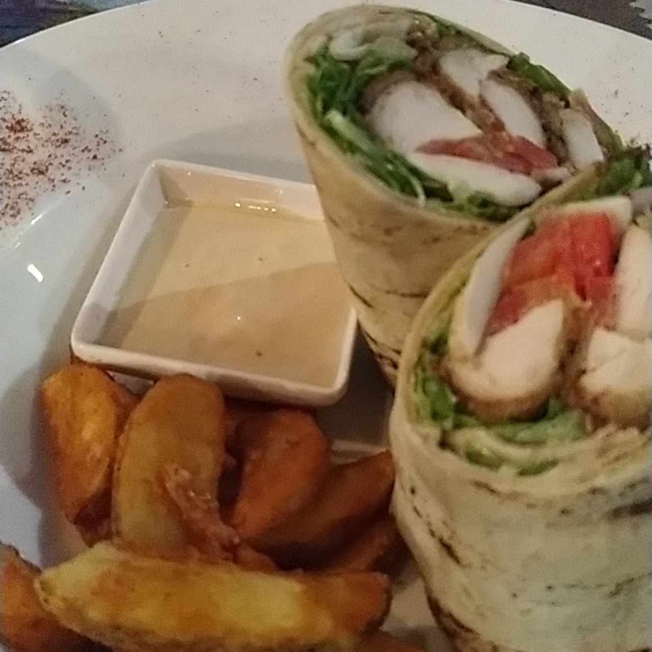 wrap de pollo