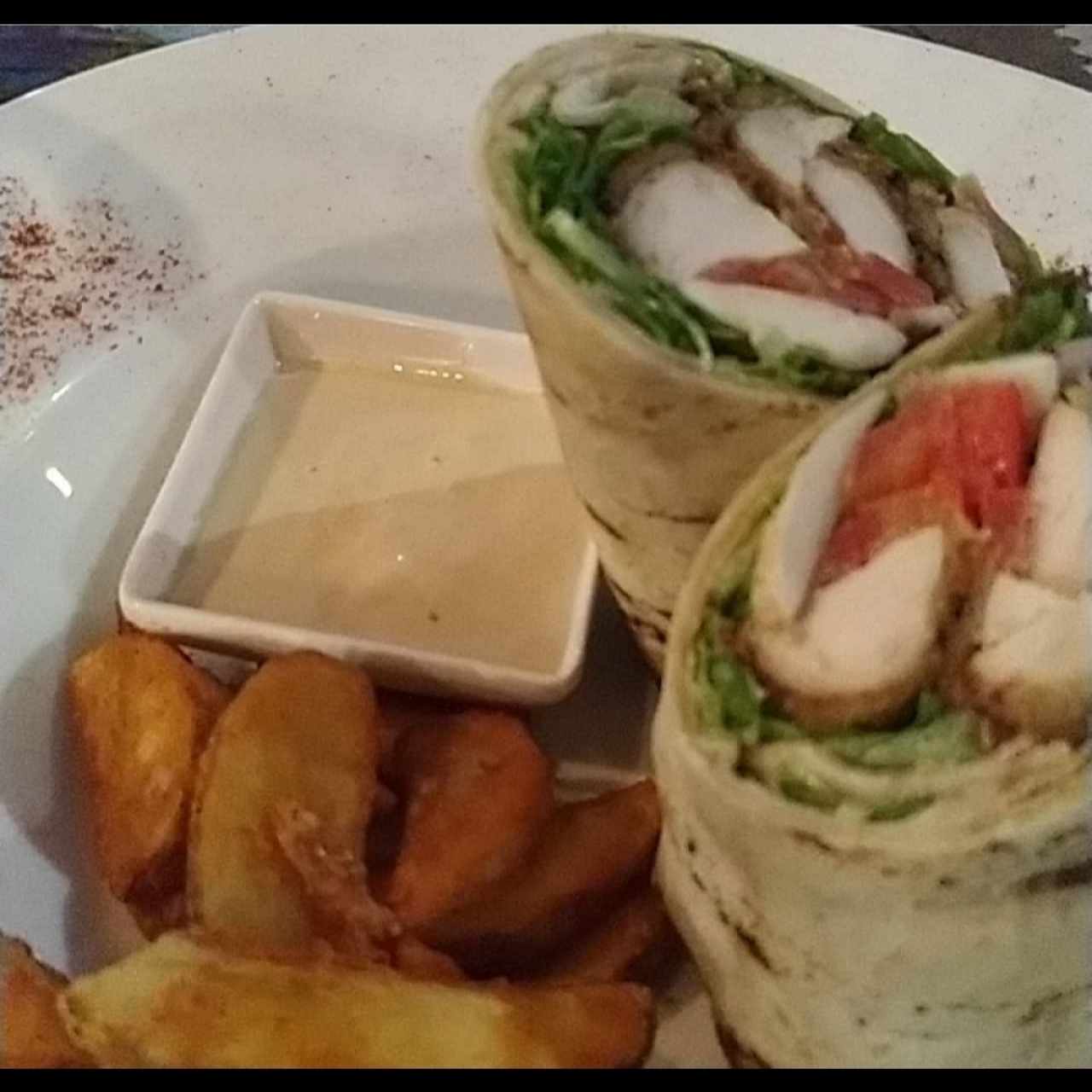 Wrap de Pollo Thai