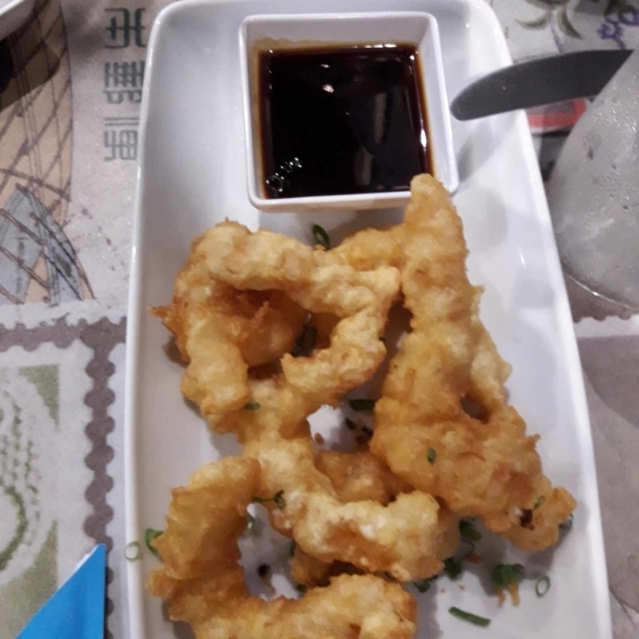 Crujientes tempuras - Ebi tempura