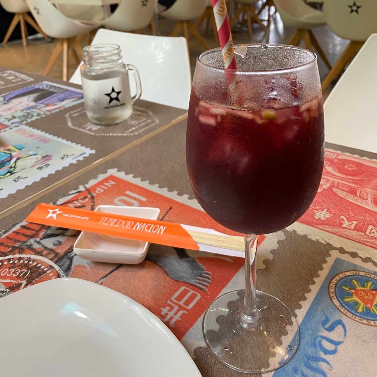 Sangria de vino tinto 