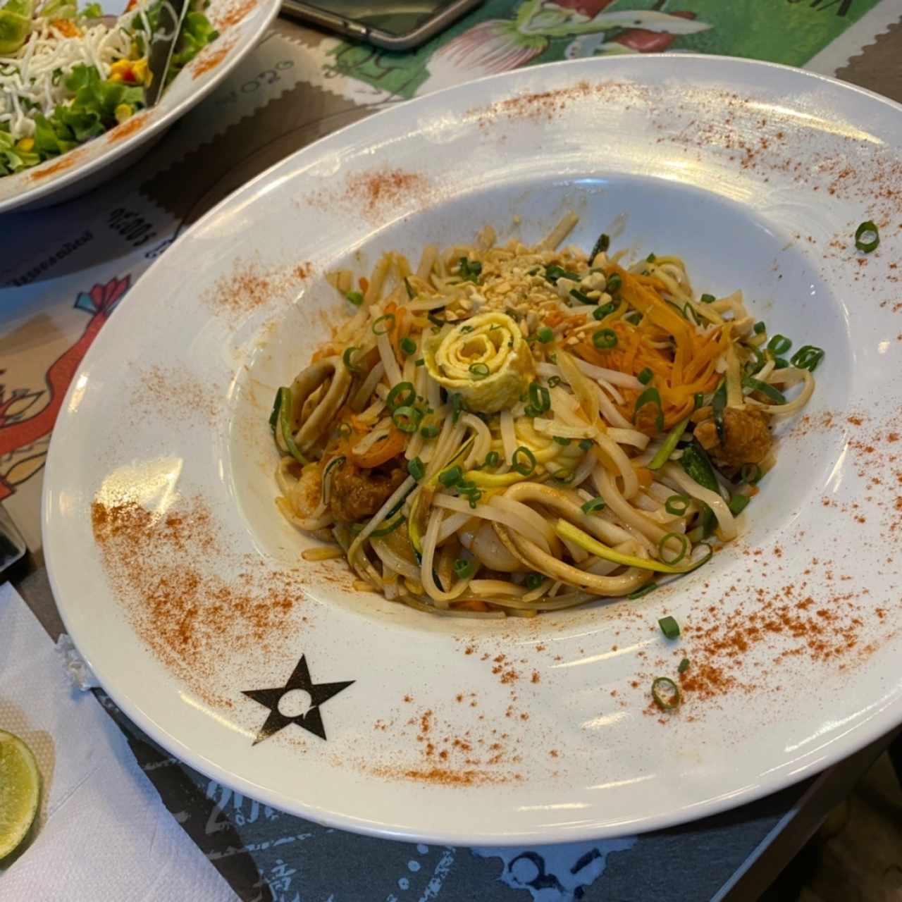 Phad Thai de Mariscos