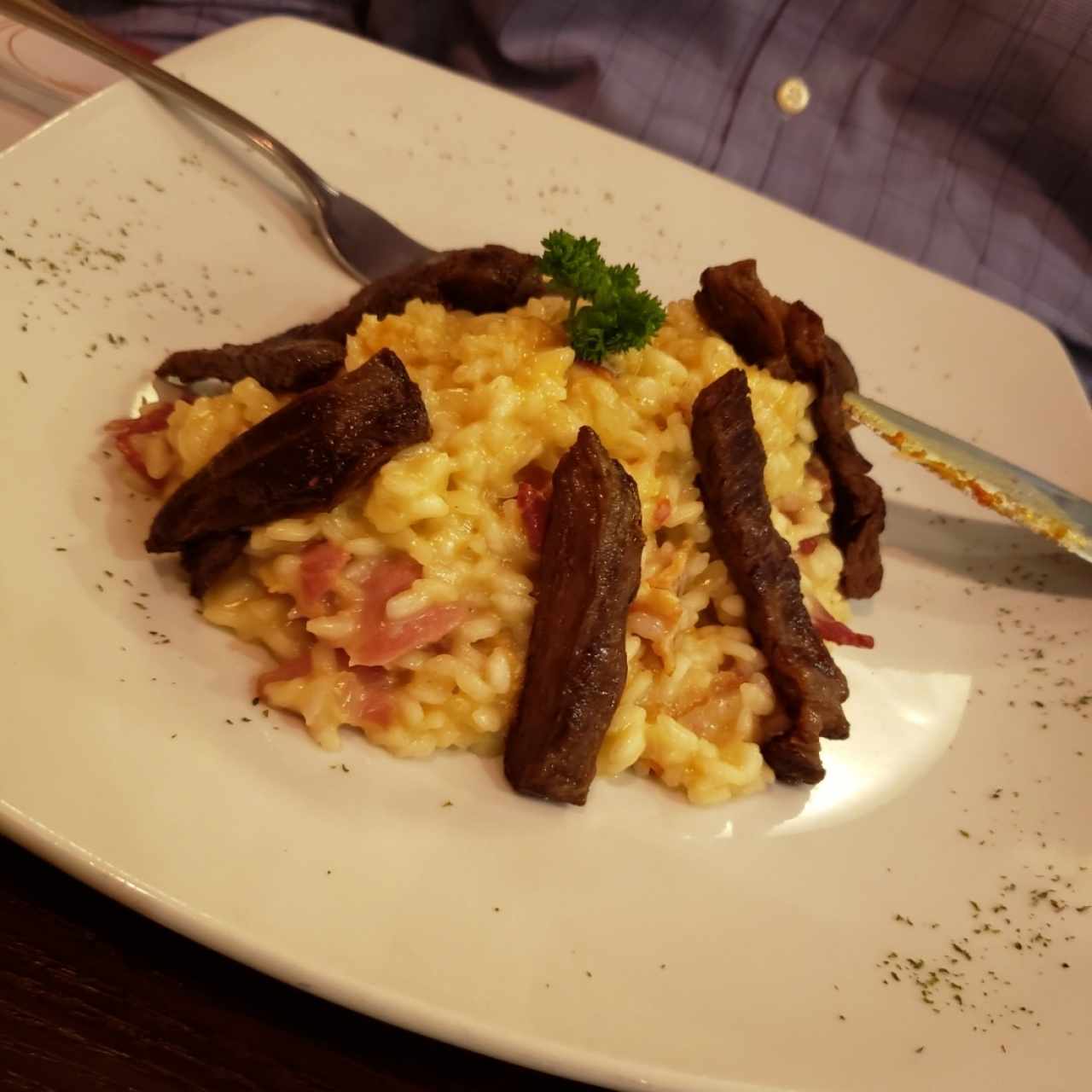 Risotto de entraña