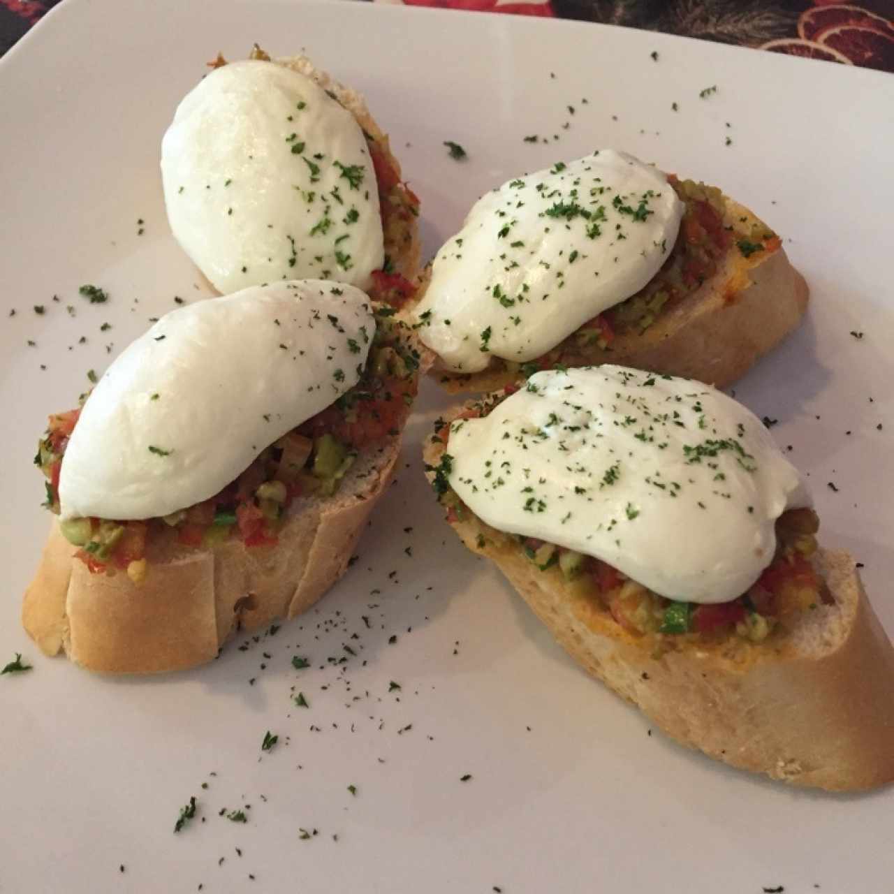 crostini de vegetales