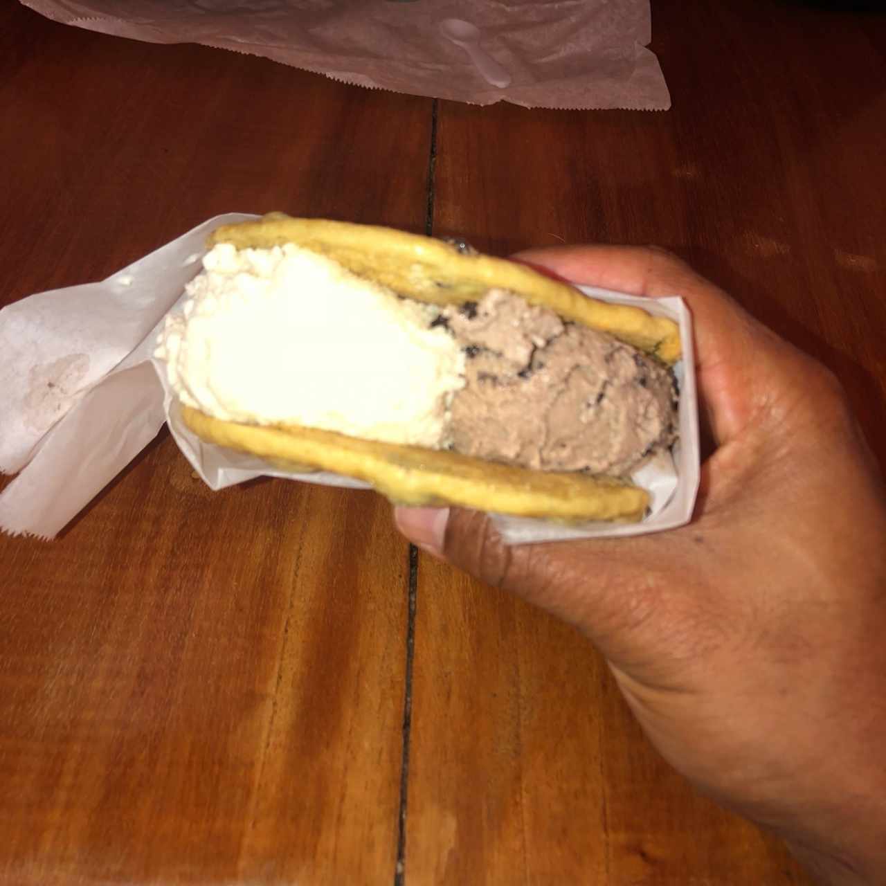 galleta de helado 