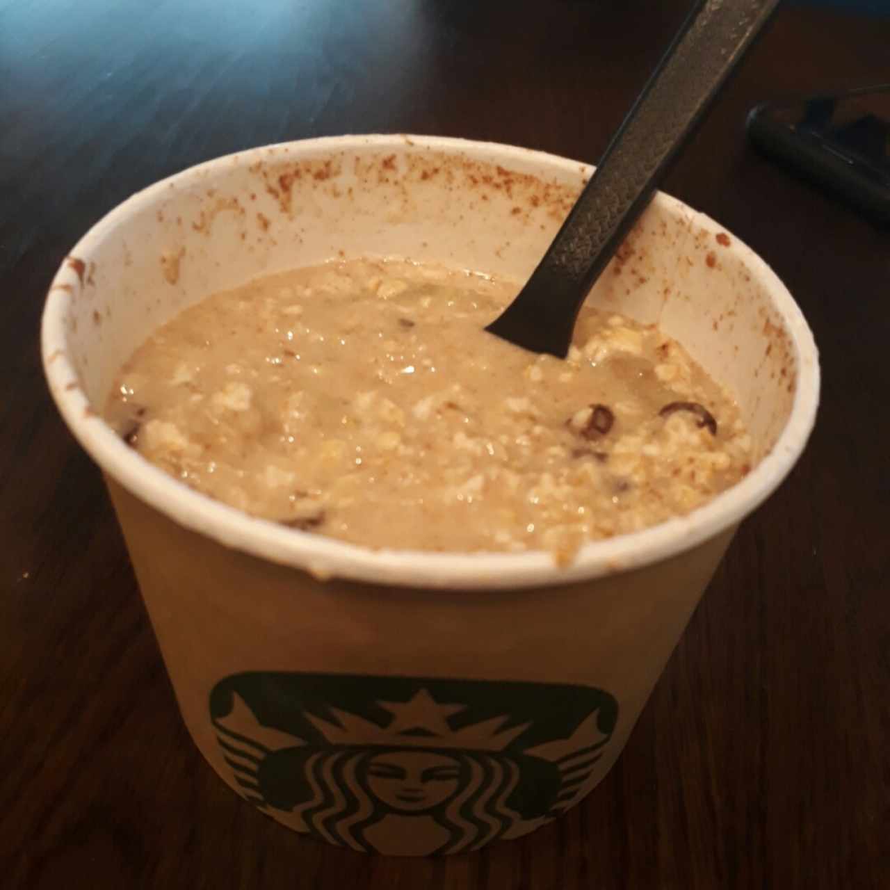 Avena de manzana y canela