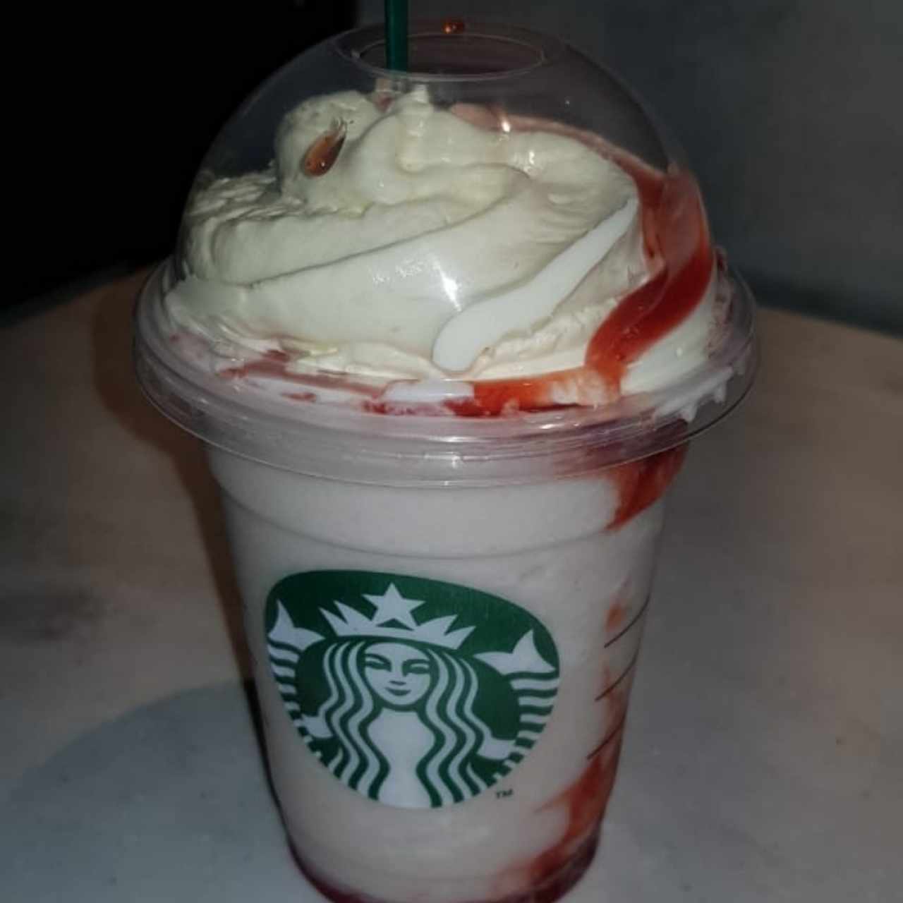 Frappuccino de fresa