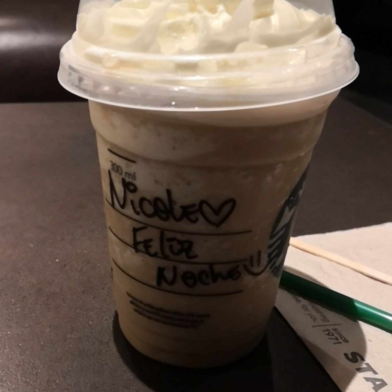 Frappuccino mocha blanco