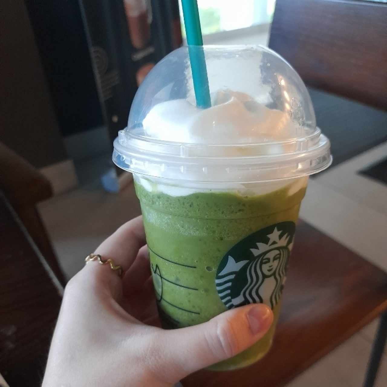 Frappe de matcha