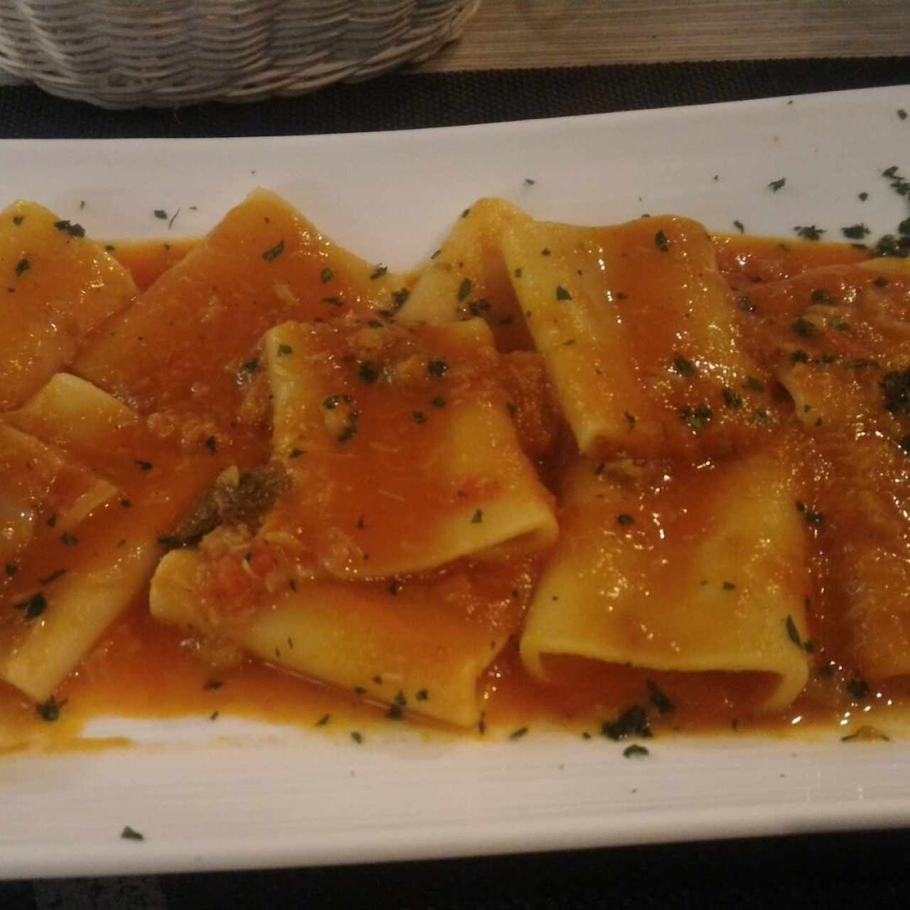 Paccheri al ragu di cernia