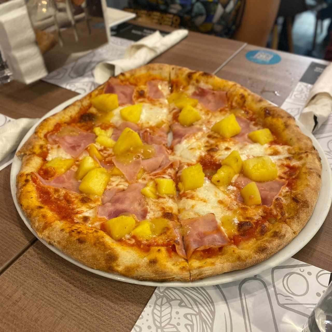 Pizza hawaiana