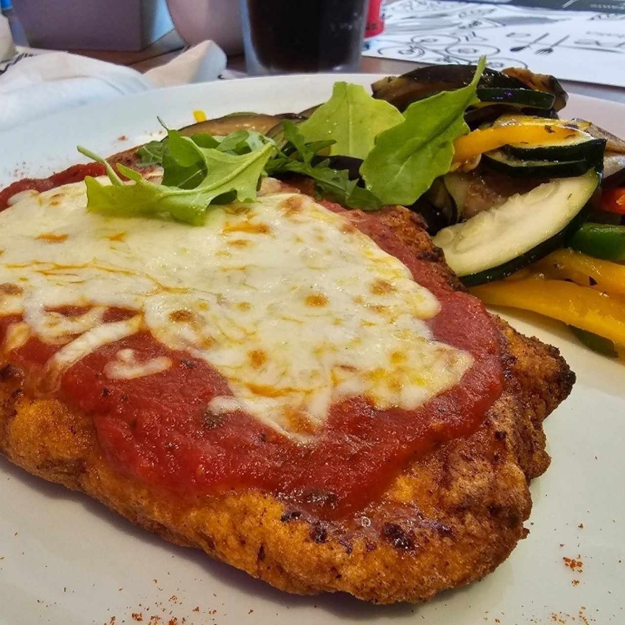 Milanesa di Pollo a la Parmegiana