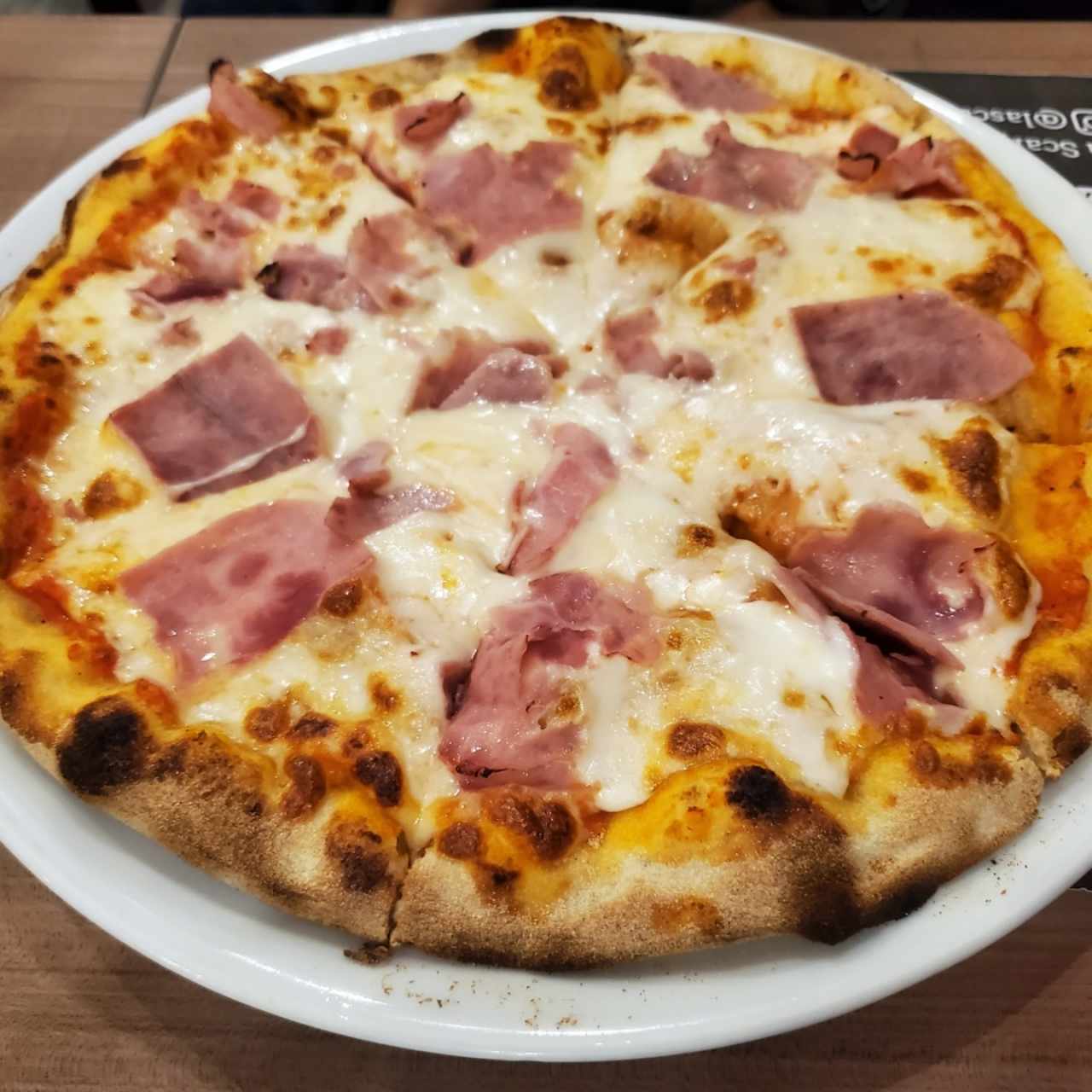 Pizza de jamón 