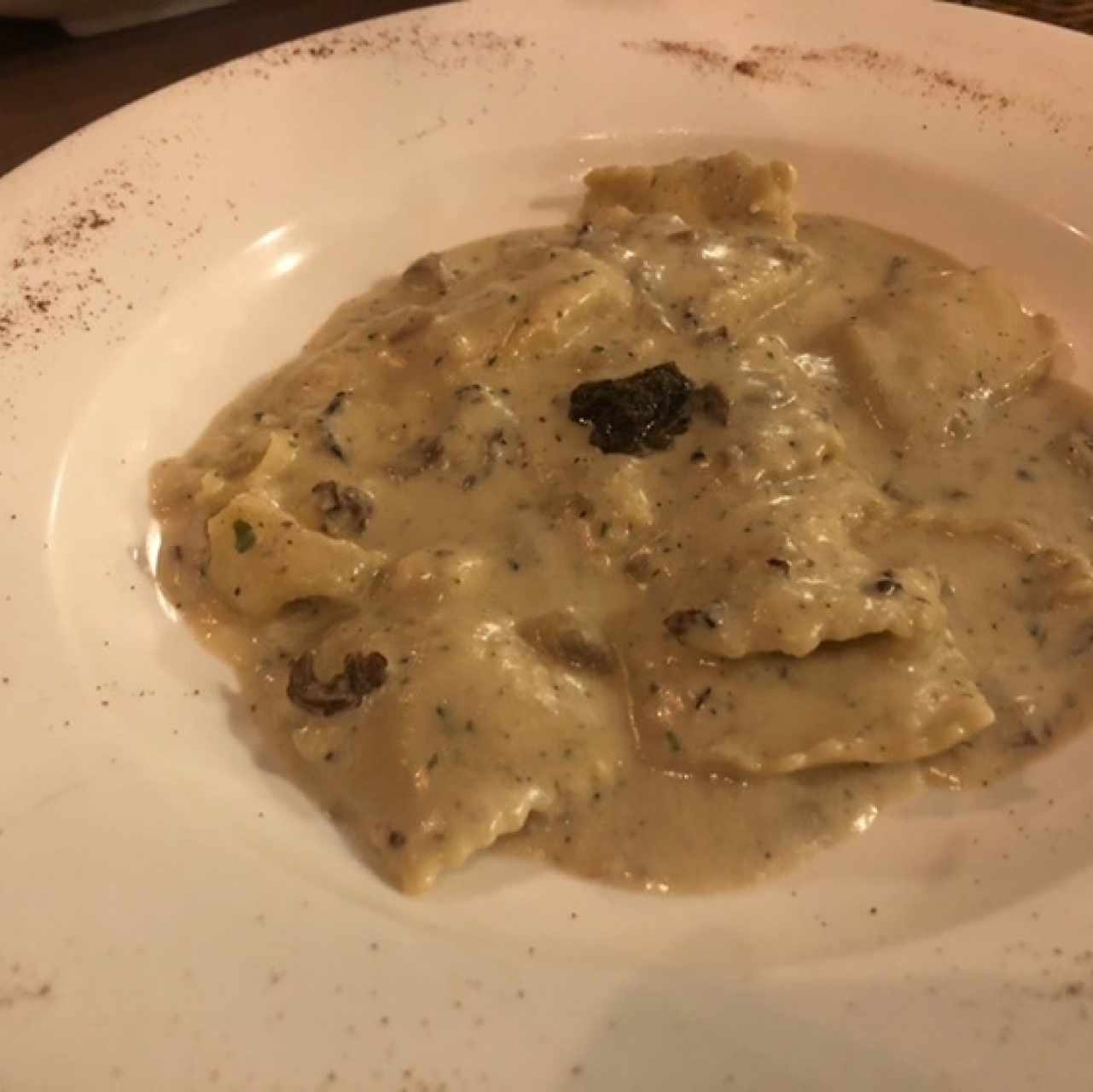 Ravioli di Ricotta al Tartufo