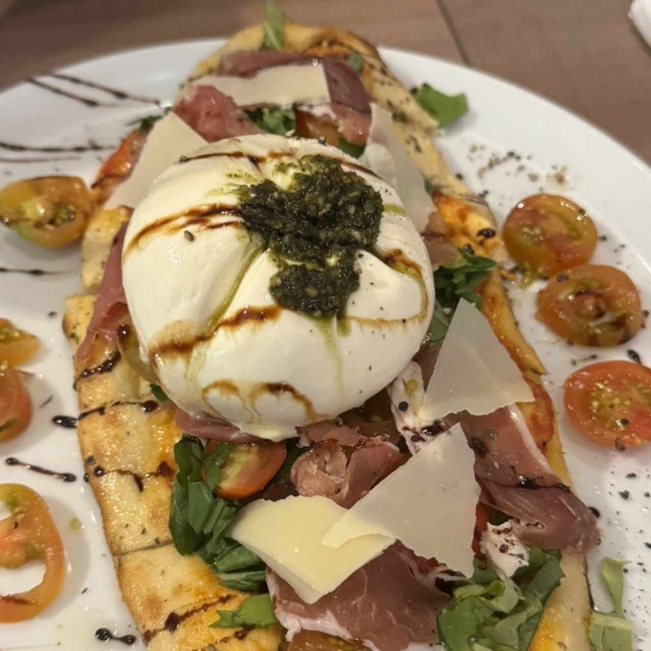 Antipasti - Burratta alla Scarpetta