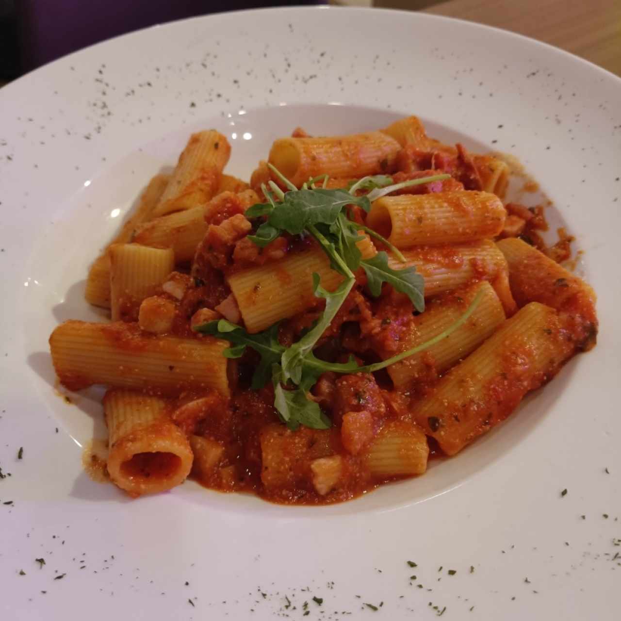 Rigatoni all' Amatriciana