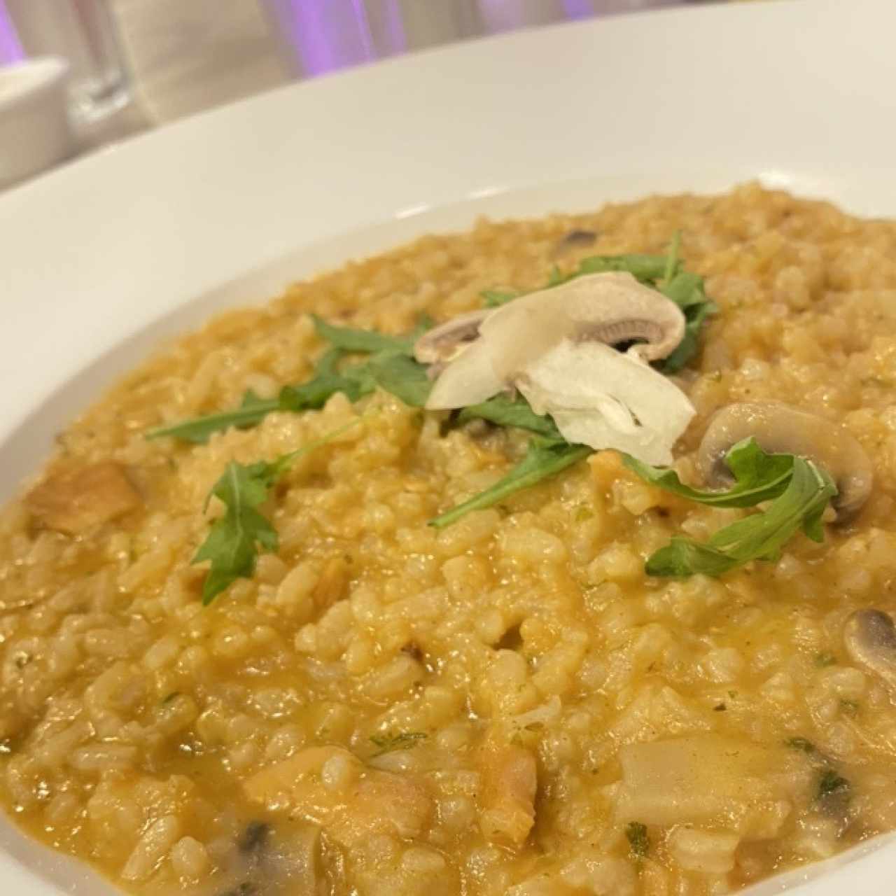 Risotto con hongos