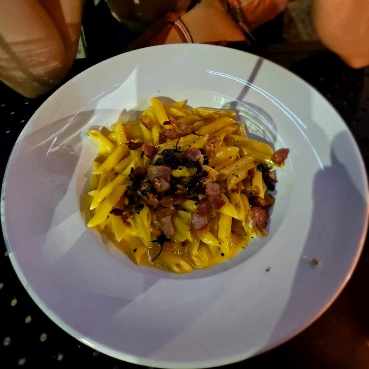 penne alla carbonara