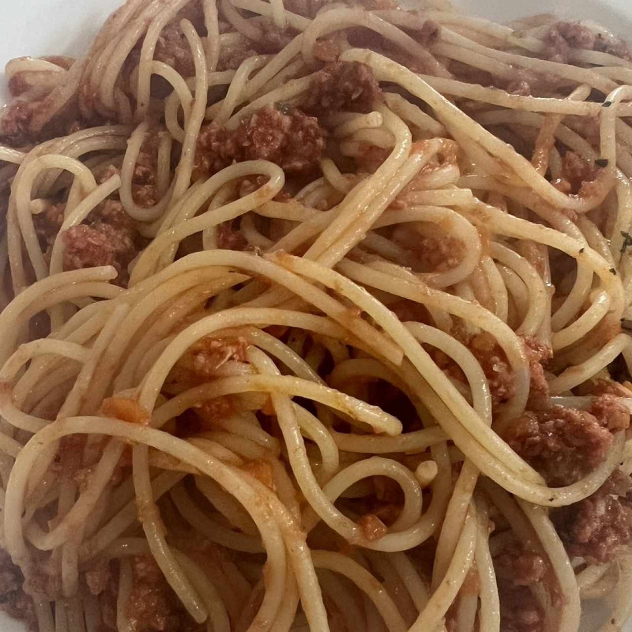 Spaghetti a la boloñesa 