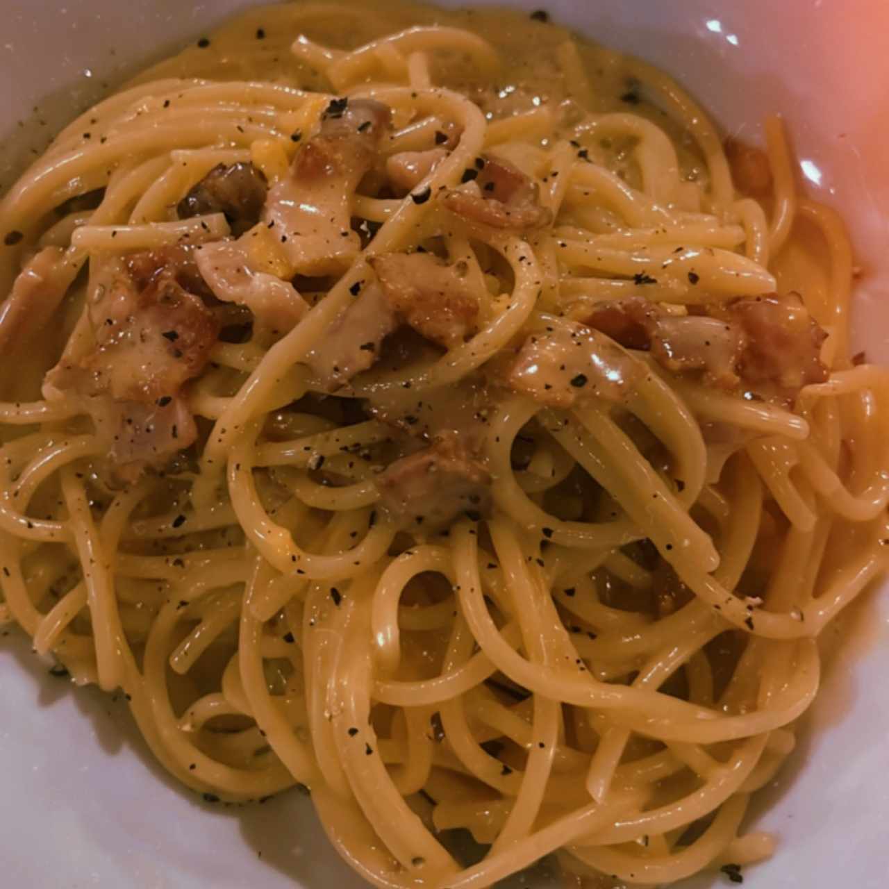 Spaghetti a la Carbonara