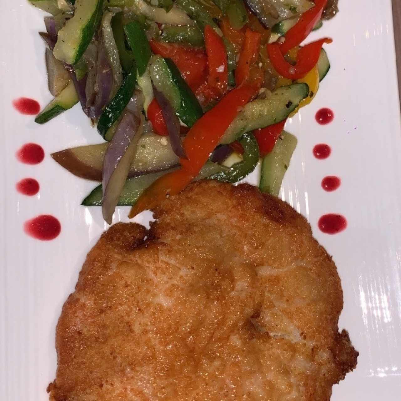 milanesa de pollo