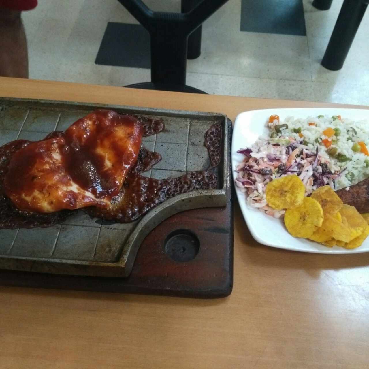 Pollo salsa barbacoa