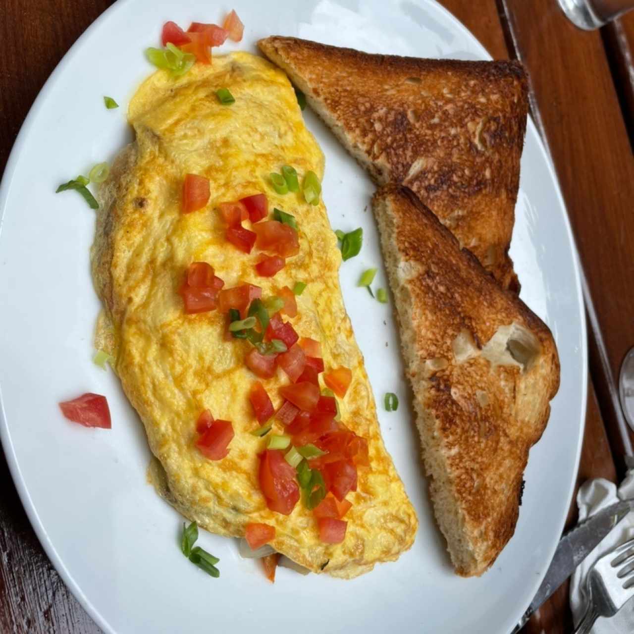 Loaded omelette