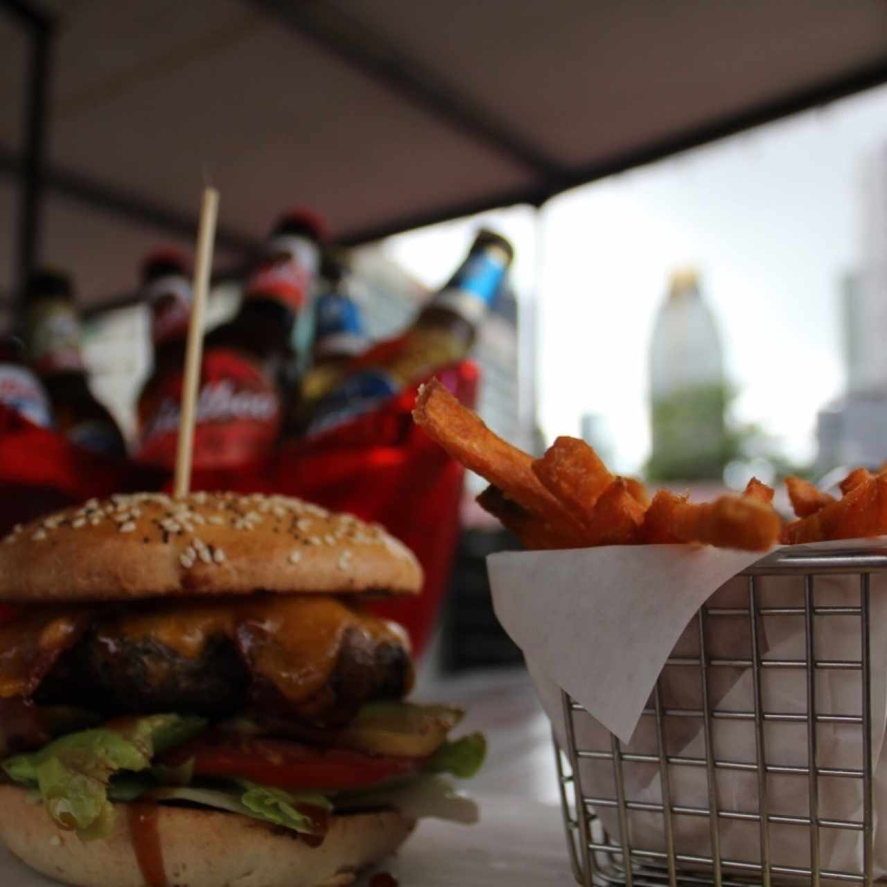 Hamburguesa con Camote