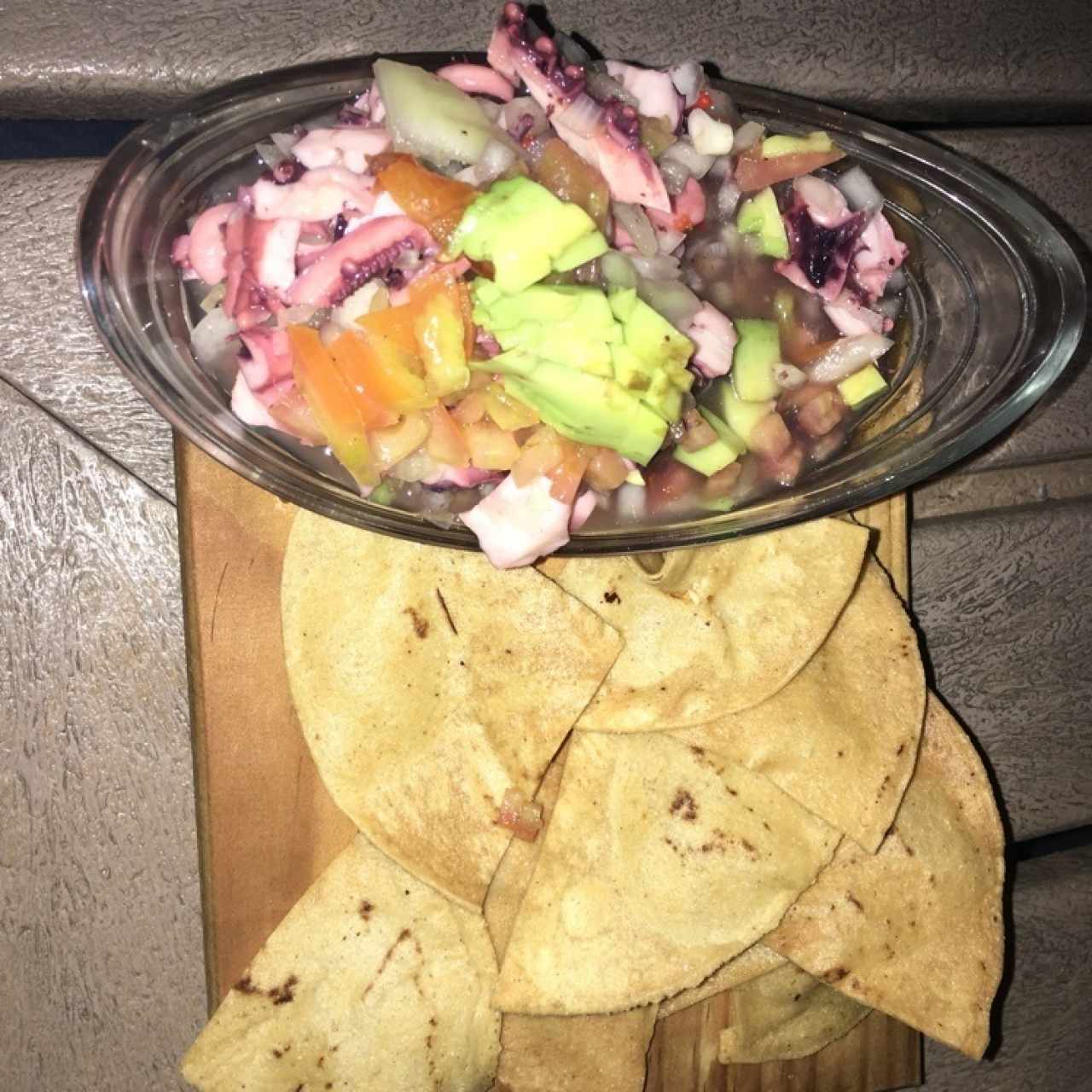 ceviche de pulpo con aguacate 