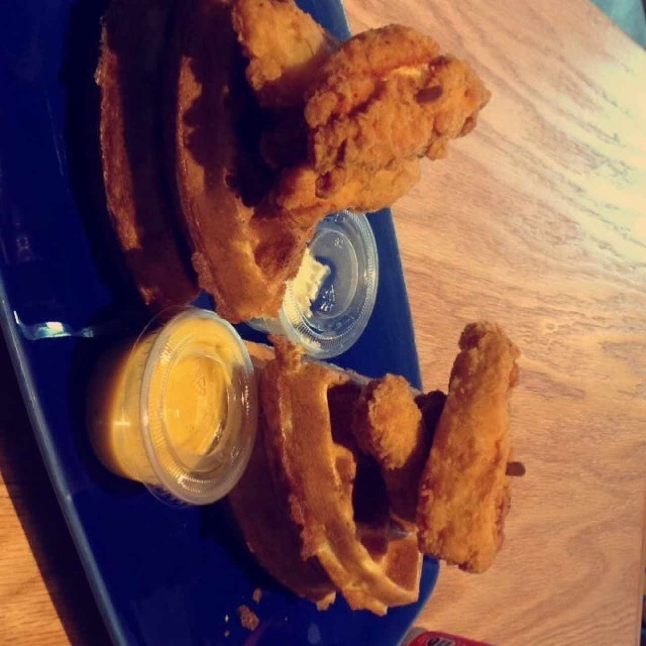 Chicken and waffles