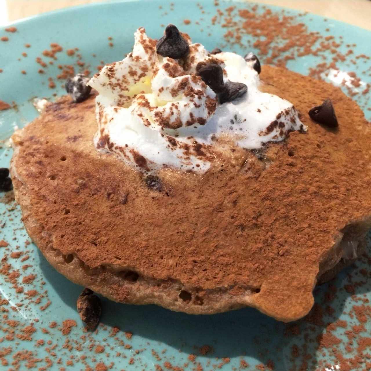 dark chocolate pancake