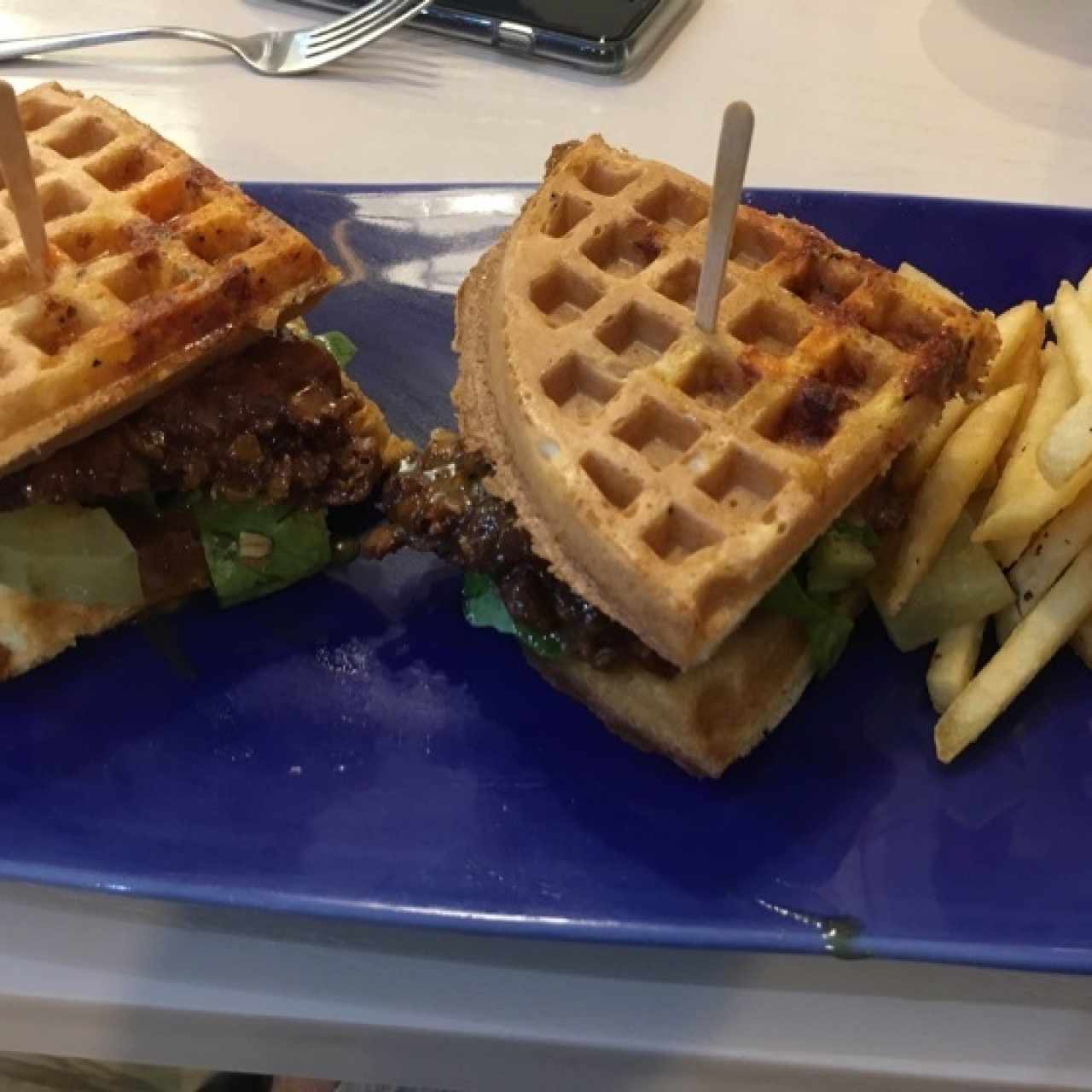 chicken & waffle