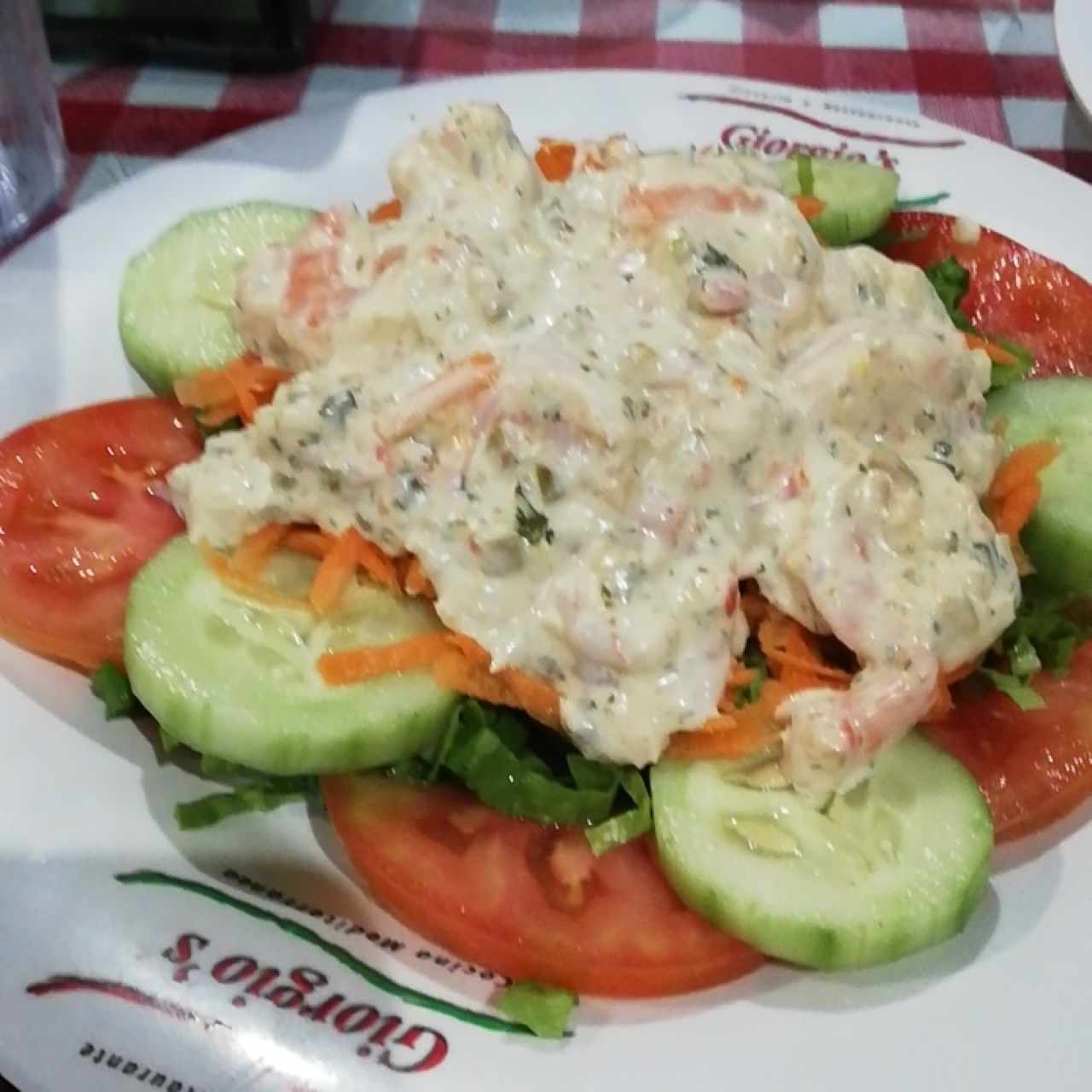 Ensalada de pollo 