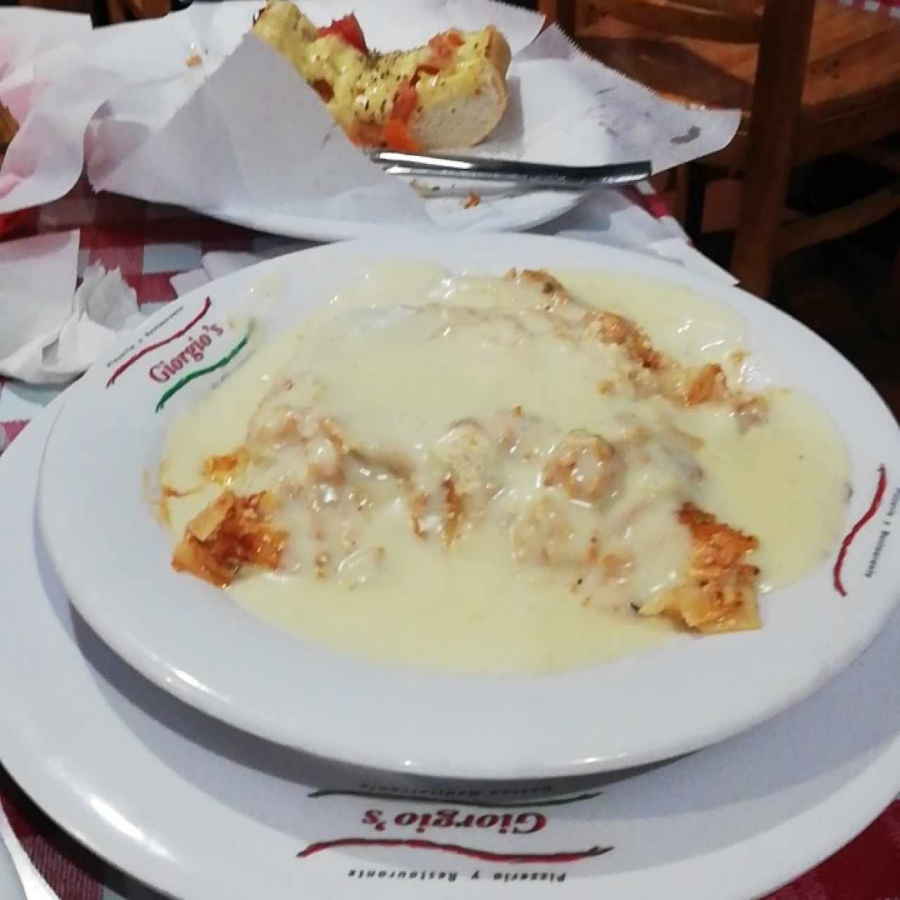 lasagña de pollo